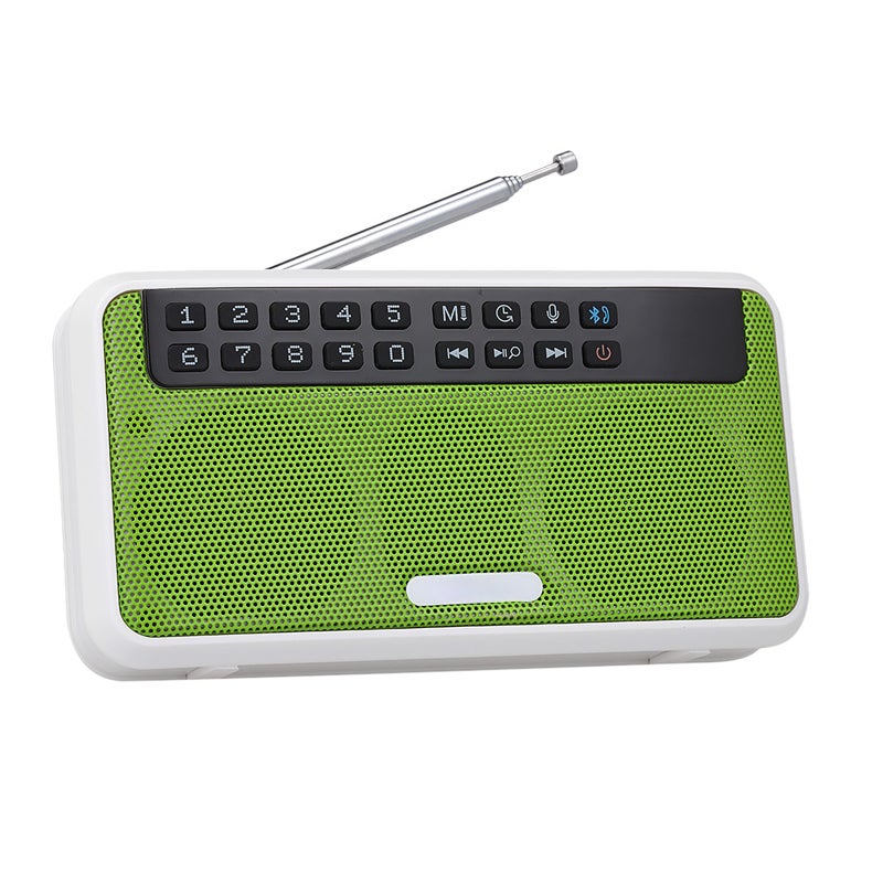 Wireless Bluetooth Speaker: 6W HiFi Stereo, Multifunctional Portable Digital FM Radio - W/ LED Display Mic, Flashlight & Selfie Mode, for Outdoor Camping, Home Use & Hands-free Driving - Image 5