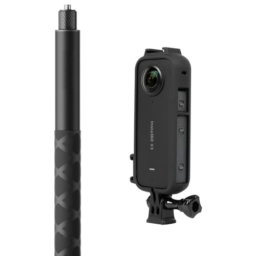 ADOFYS Invisible Monopod Stick+Housing Case Combo Set for Insta360 ONE X3 Action Camera Accessories - Image 1