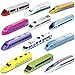 Crelloci Bullet Train Pull Back Toy High Speed City Train Modern Locomotives for Kids Toddle Boys Bundle of 12 - Image 3