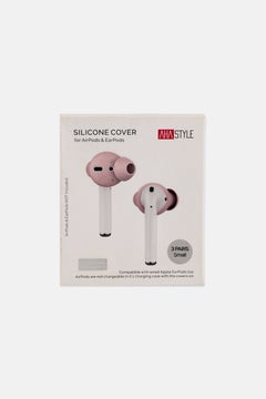 Ahastyle 3 Pairs Small Airpods And Earpods Soft Silicone Cover, Pink  - Image 1