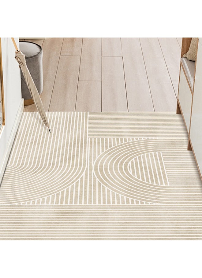 Modern Minimalism Area Rug Non-Slip Soft Decorative Carpet 100X140CM (Vertical)