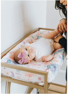 Copper Pearl Copper Pearl Premium Knit Diaper Changing Pad Cover 'Bloom'  - Image 5