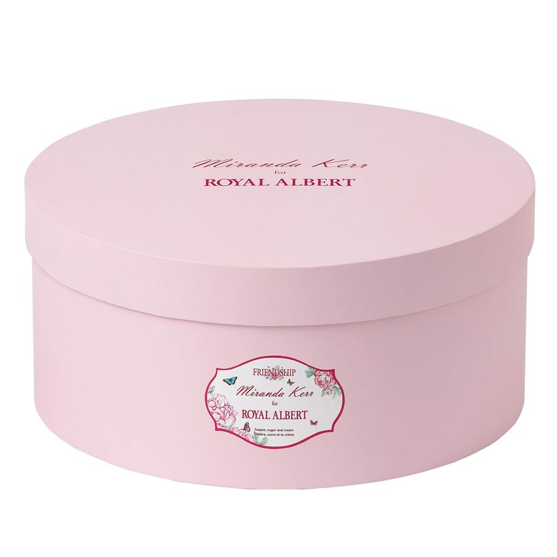 ROYAL ALBERT مجموعة ميراندا كير من رويال ألبرت للصداقة 3 قطع (إبريق شاي، سكر وكريمة) - Image 2