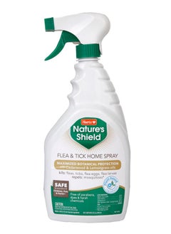 Hartz Hartz Nature’s Shield Flea & Tick Home Spray, Natural and Effective Flea & Tick Prevention and Home Protection with Cedarwood and Lemongrass Oil, 32 Ounces  - Image 1