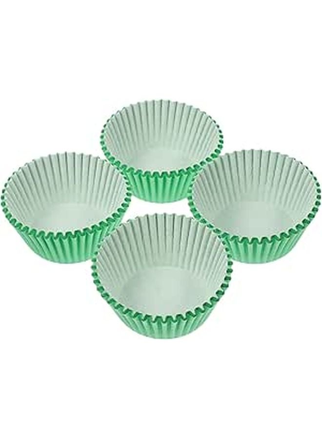100 Pcs Greaseproof Baking Liners for Cupcakes and Muffins Colored Paper Cups - Image 1