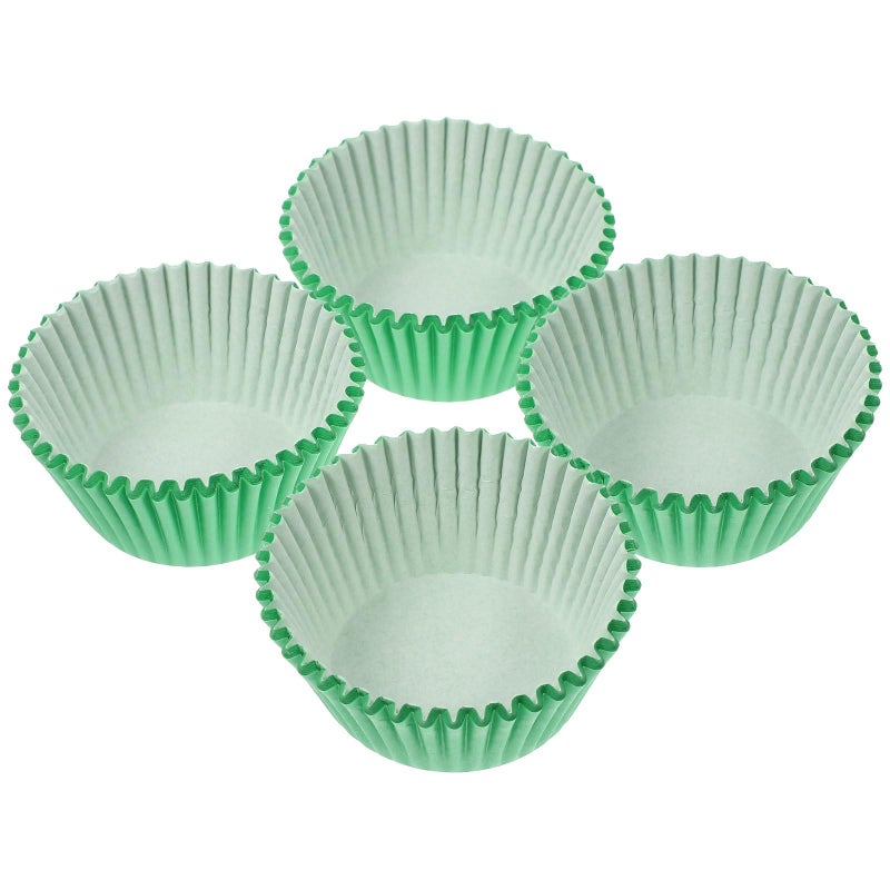 100 Pcs Greaseproof Baking Liners for Cupcakes and Muffins Colored Paper Cups - Image 2