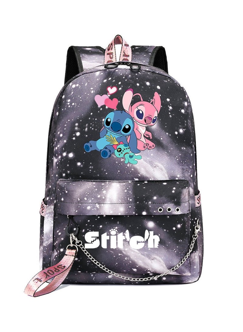 STITCH Stitch Printed Youth Casual Woven Strap Backpack