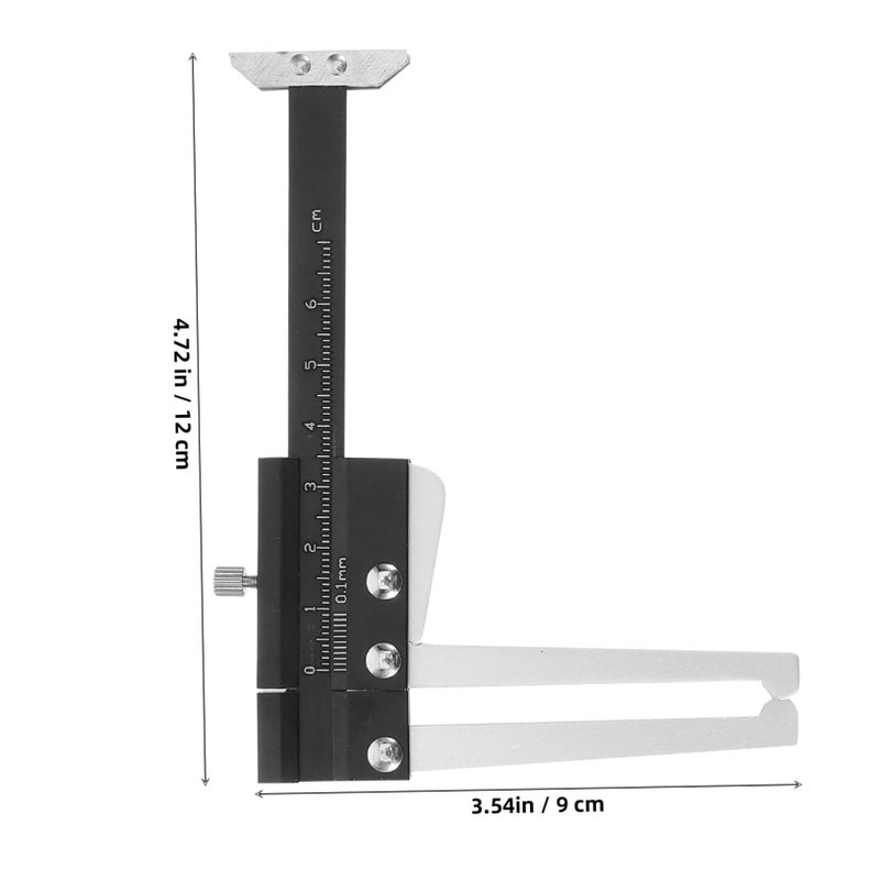 Brake Pad Thickness Gauge Tool For Disc And Drum Brakes Accurate Measurement - Image 3