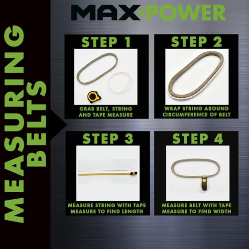 MaxPower 336306B Belt for Murray 37 x 88 Replaces 37X88 - Image 3