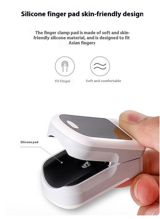 VibeHome Finger Pulse Oximeter, Portable Oxygen Saturation Monitor with LED Screen,Medical Oxygen Saturation Heart Rate Monitor for Sports Enthusiasts & Medical Use at Home - Image 2