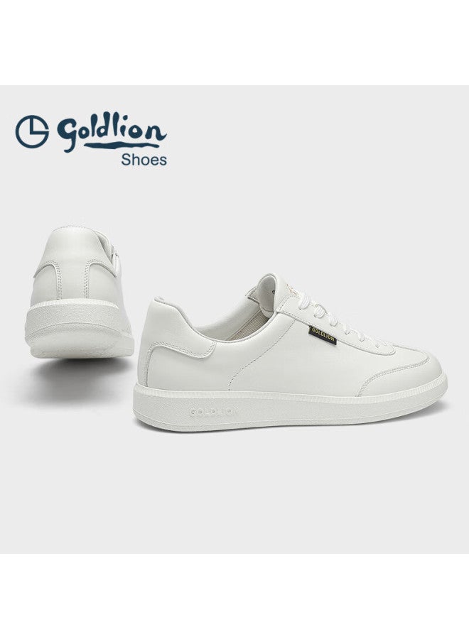 Goldlion Men's Autumn Casual Sneakers Classic Versatile White Shoes G539530404bbb White Size 37 - Image 3
