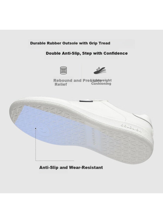Goldlion Men's Autumn Casual Sneakers Classic Versatile White Shoes G539530404bbb White Size 37 - Image 2