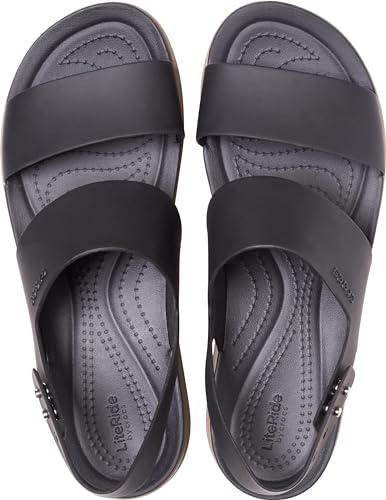 Crocs Brooklyn Low Wedge Black/Mushroom 6 M - Image 4