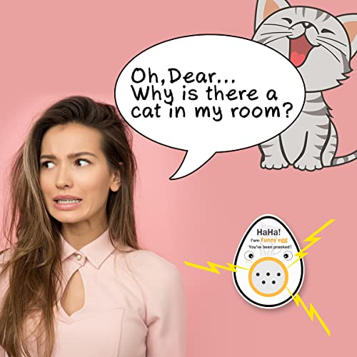 Smatagee Funny Egg Meowing Cat Hidden Annoying Prank Joke Gag SoundMini Hidden Prank Noise Maker for AdultsApril Fools Day Practical JokeGag GiftsSmall Size Prank at HomeOffice - Image 5