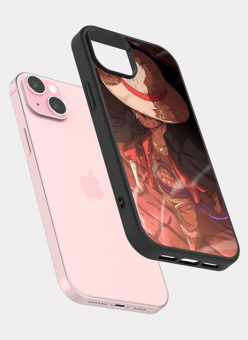 PXLAAT iPhone 15 Plus case cover One Piece Luffy - Image 2
