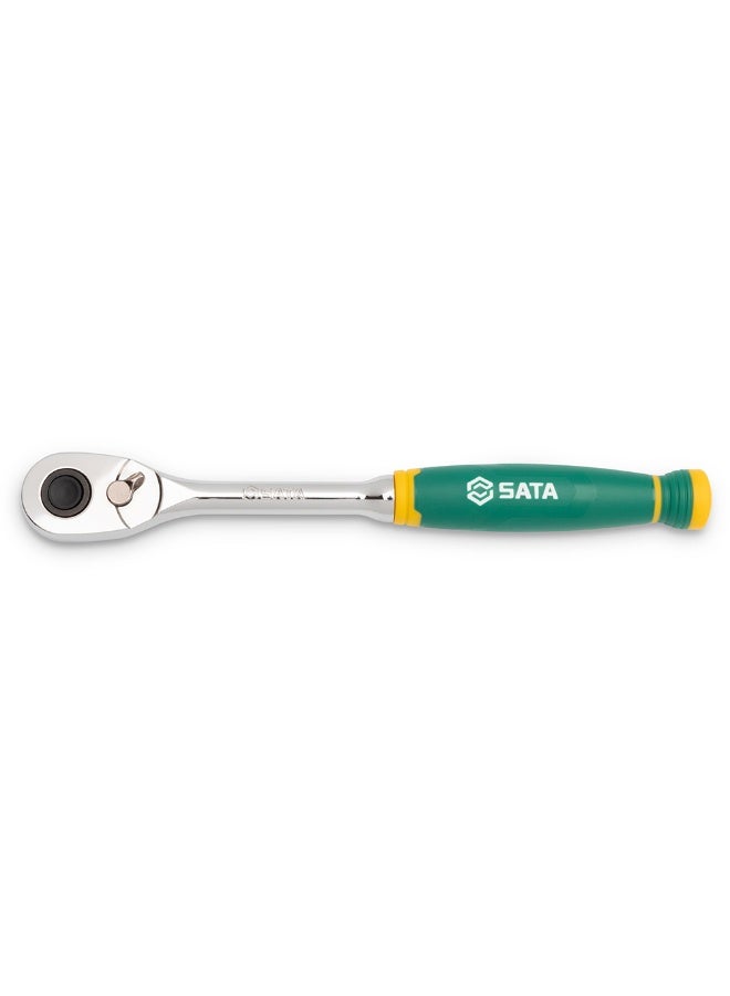 SATA ST12971G 3/8" Drive Quick-Release Teardrop Ratchet with Handle (72 Teeth) - Image 2