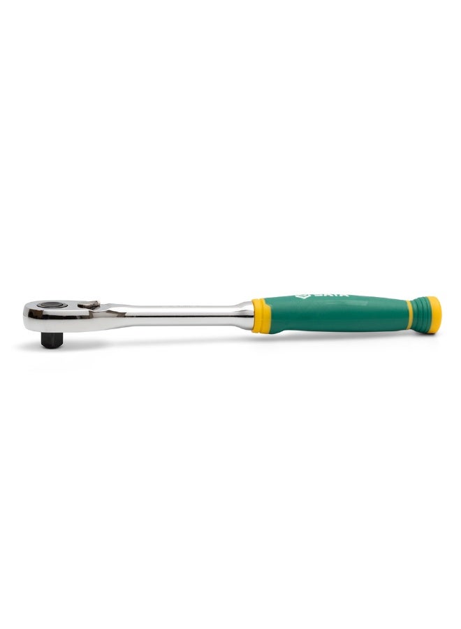 SATA ST12971G 3/8" Drive Quick-Release Teardrop Ratchet with Handle (72 Teeth) - Image 1