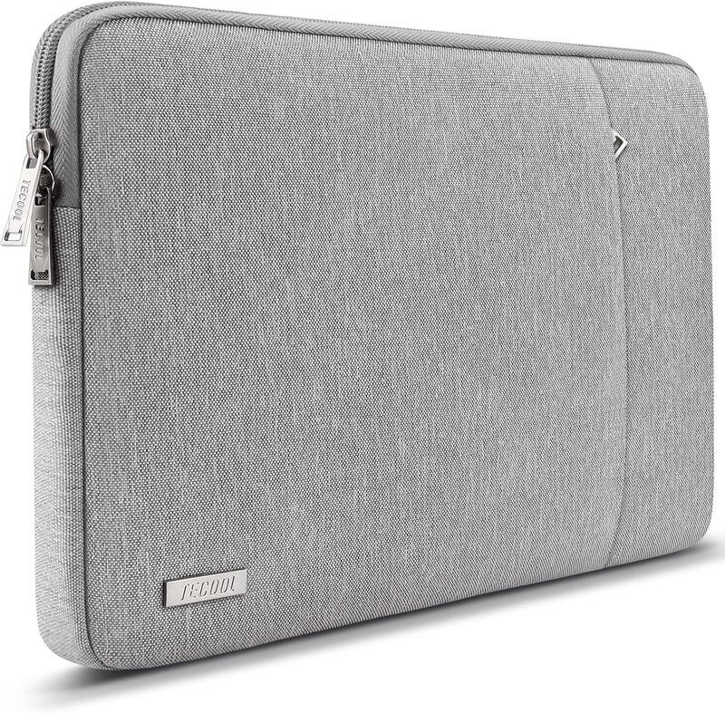 تيكول حقيبة كمبيوتر محمول مقاس 13.3 بوصة لأجهزة MacBook Neo (2026) مقاس 13 بوصة، MacBook Air 13 13.6 M5 M4 M3 M2 2026-2010، MacBook Pro 13/Pro 14 M5-M1 2026-2012، غطاء واقٍ مقاوم للماء مقاس 13.3 بوصة، رمادي - Image 1