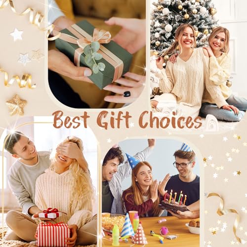 MPRAINBOW Womens Gold Studs Earrings, 14K Gold Plated Personality Big Stud Earring,Stainless Steel Hypoallergenic Ear Rings Trendy Jewelry,Christmas Birthday Gifts for Her Girlfriend Sister - Image 4