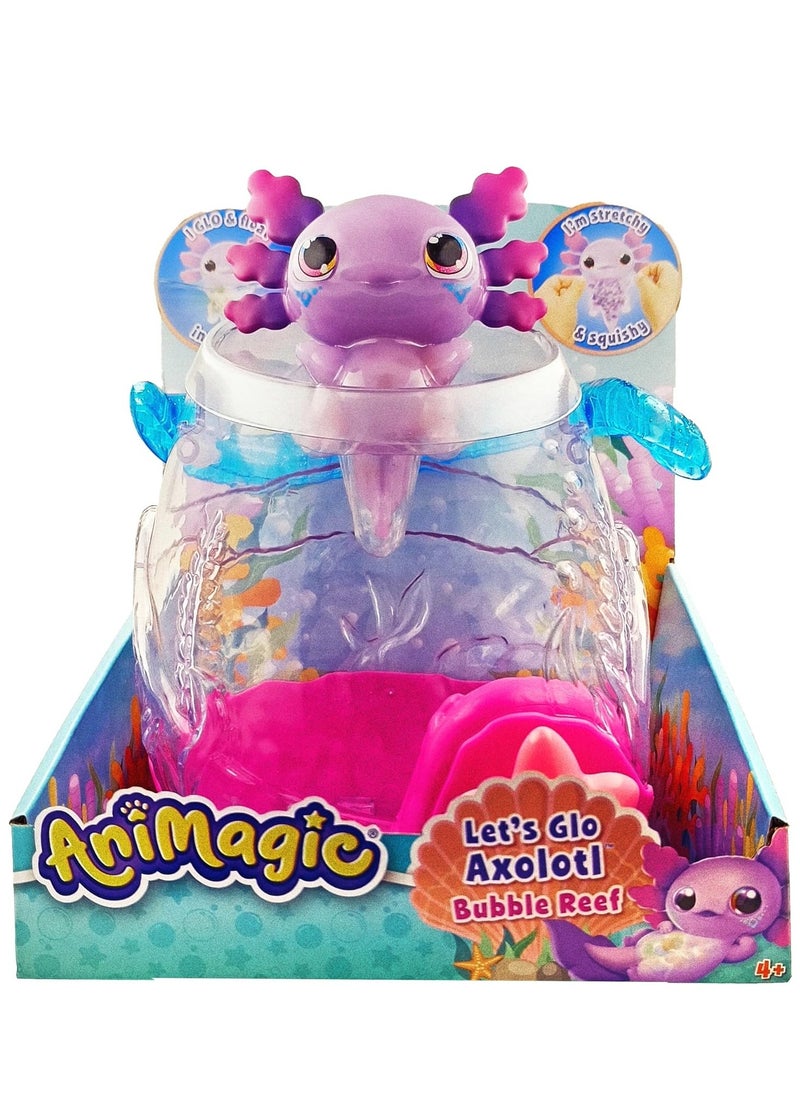 AniMagic Animagic Let's Glo - Axolotl Bubble Reef, Interactive Electronic Pet  - Image 5