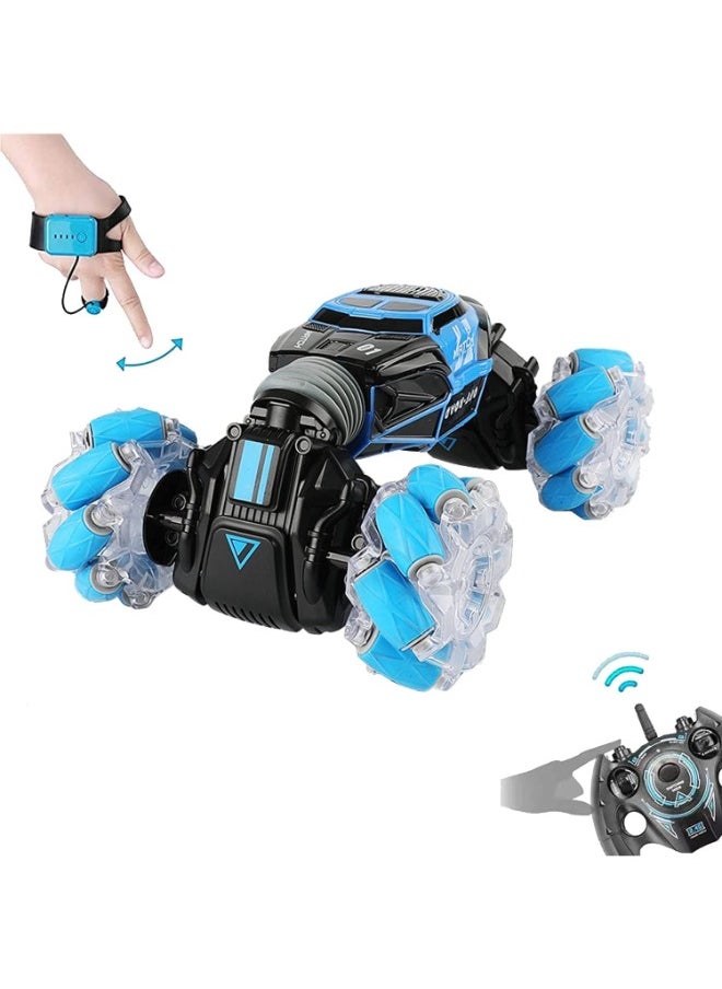 TOY GARDEN Gesture RC Car – 4WD 2.4GHz Double-Sided Rotating Buggy, 360° Flip Stunt Car with Lights & Music, Birthday Toy for Boys & Girls  - Image 2