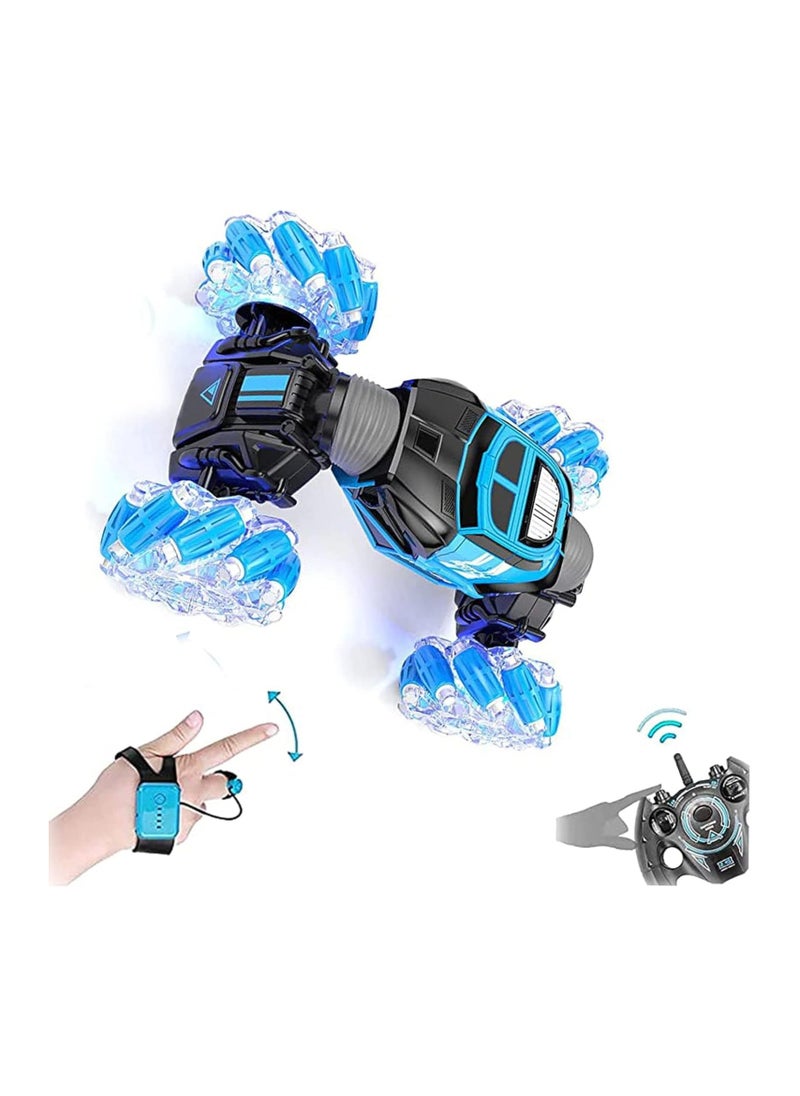 TOY GARDEN Gesture RC Car – 4WD 2.4GHz Double-Sided Rotating Buggy, 360° Flip Stunt Car with Lights & Music, Birthday Toy for Boys & Girls  - Image 1