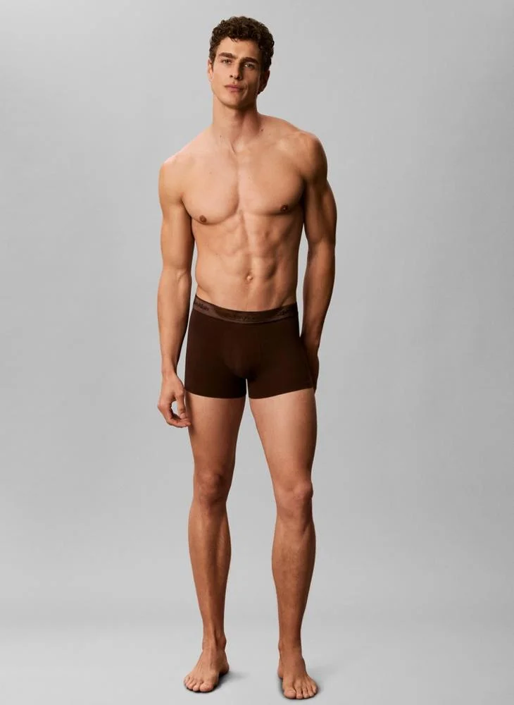 Calvin Klein  3 Pack Trunks - Icon Cotton Stretch for Men | Best Price UAE