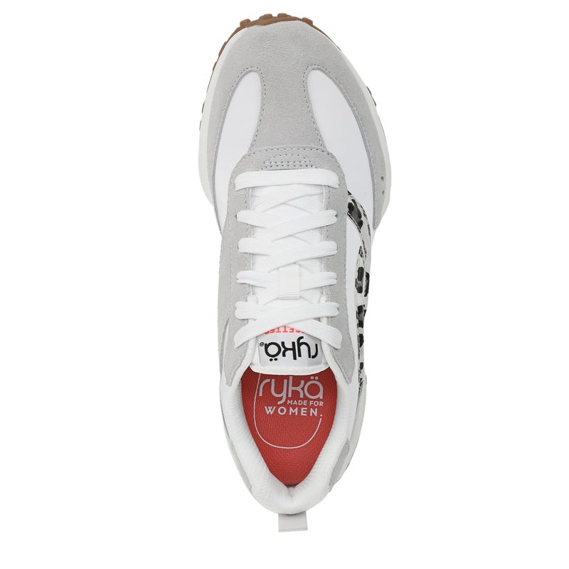 Ryka Women's Jetsetter Running Inspired Shoes White Leopard 6.5 M - Image 5