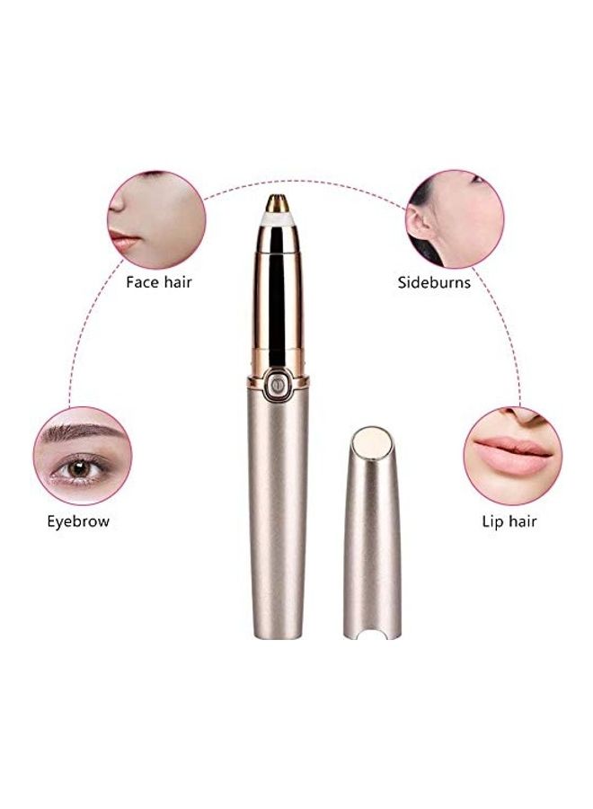 Electric Eyebrow Epilator Gold - Image 4