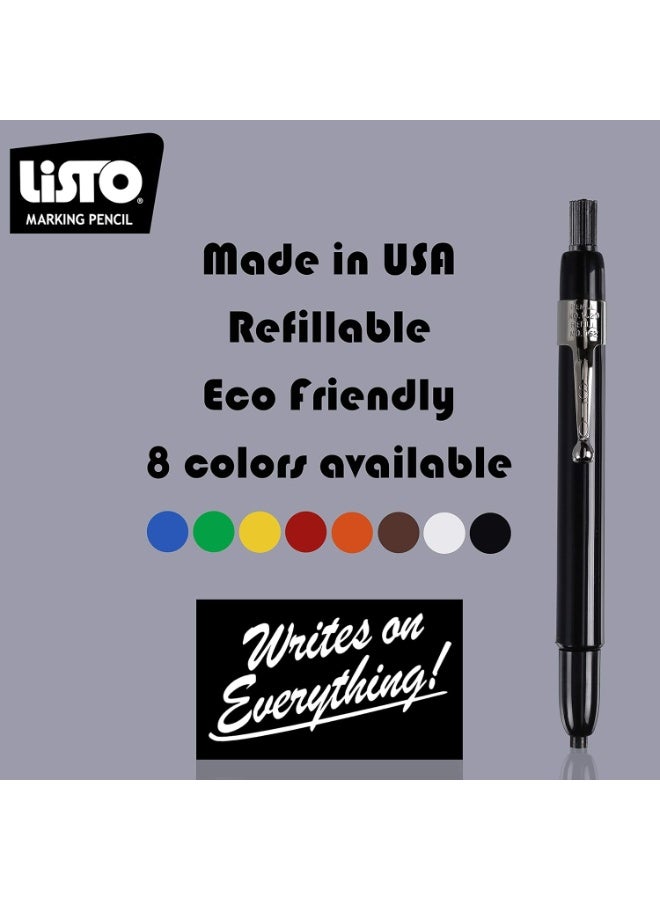 Listo 162 Marking Pencils Refill - White, Box of 72, Grease Pencils/China Marking Pencils/Wax Pencils - Image 5