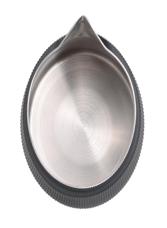 Normcore Handleless Milk Frothing Jug, Milk Pitcher 15.2 oz, Milk Frother Steamer Cup Stainless Steel Espresso Cup, Sharp Spout, Silver, 450 ml - Image 3