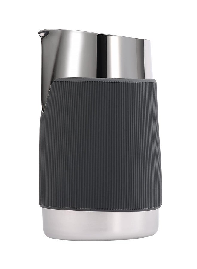 Normcore Handleless Milk Frothing Jug, Milk Pitcher 15.2 oz, Milk Frother Steamer Cup Stainless Steel Espresso Cup, Sharp Spout, Silver, 450 ml - Image 5