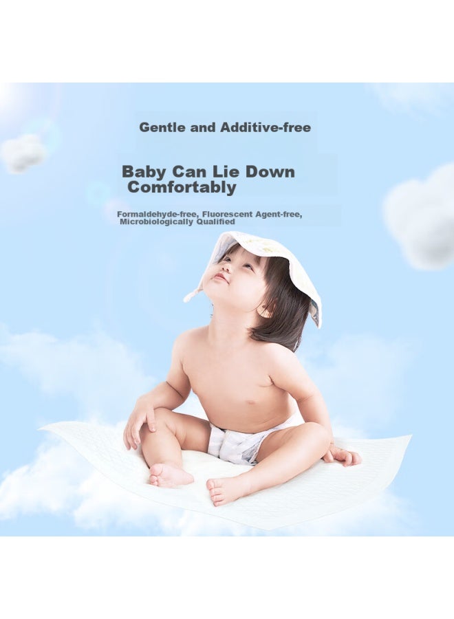 Matern'Ella Zichu Disposable Baby Changing Pads, 200 Pieces, 33*45cm, Newborn Care Pads, Waterproof Baby Diaper Changing Mat - Image 2