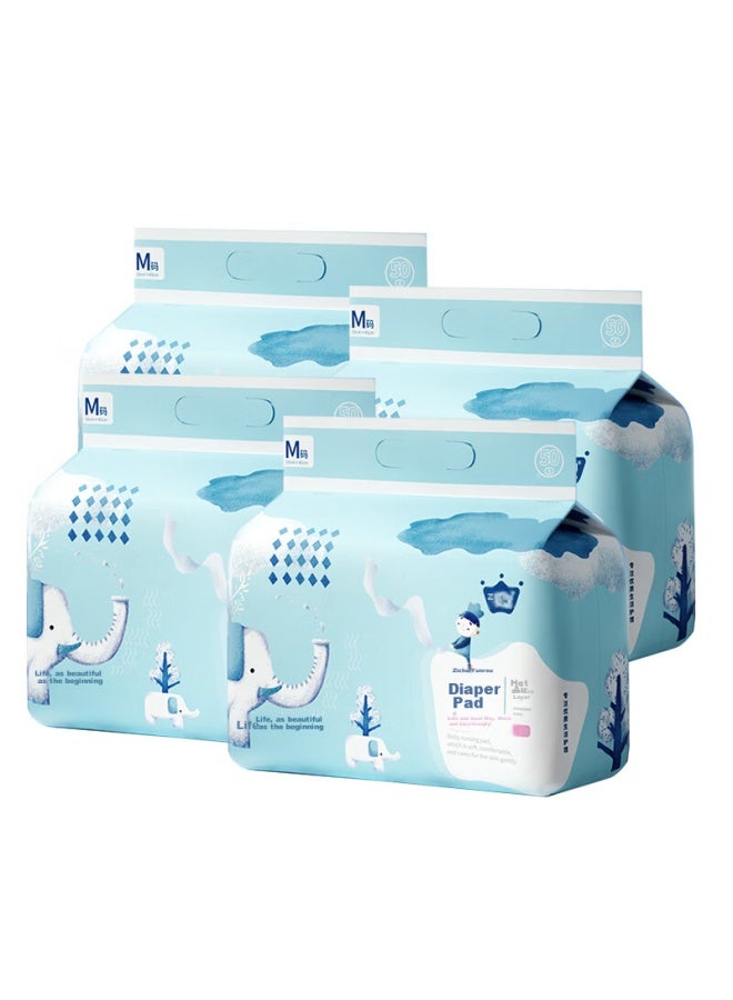 Matern'Ella Zichu Disposable Baby Changing Pads, 200 Pieces, 33*45cm, Newborn Care Pads, Waterproof Baby Diaper Changing Mat - Image 4