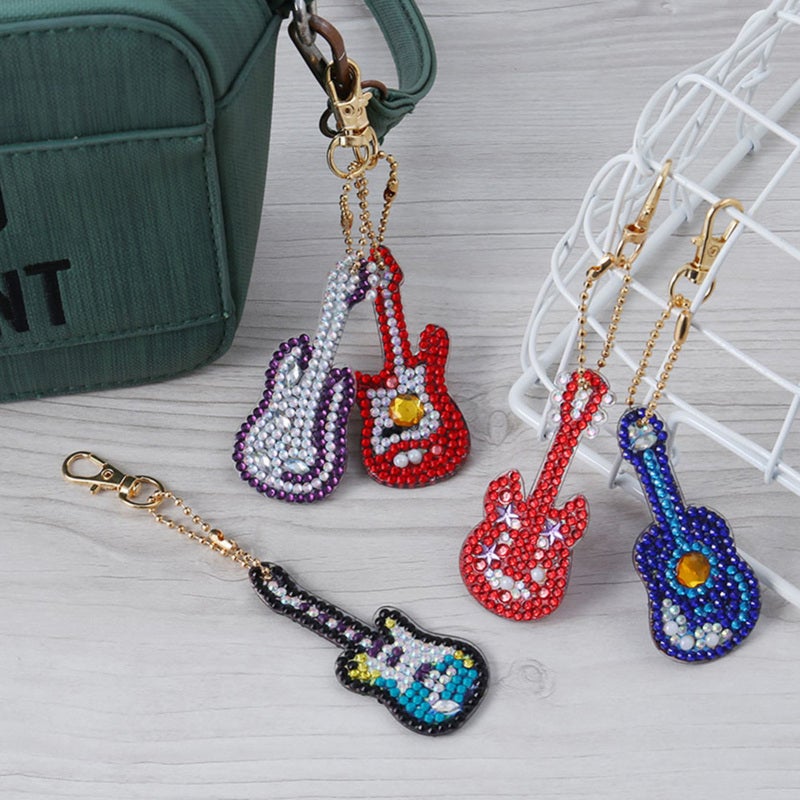 Diamond Painting Keychain Kit Easy Resin Diamond Craft - No Mess DIY Craft Activity - Sparkling Decorative Pendants for Kids Crafters Keychain Decoration - Image 5