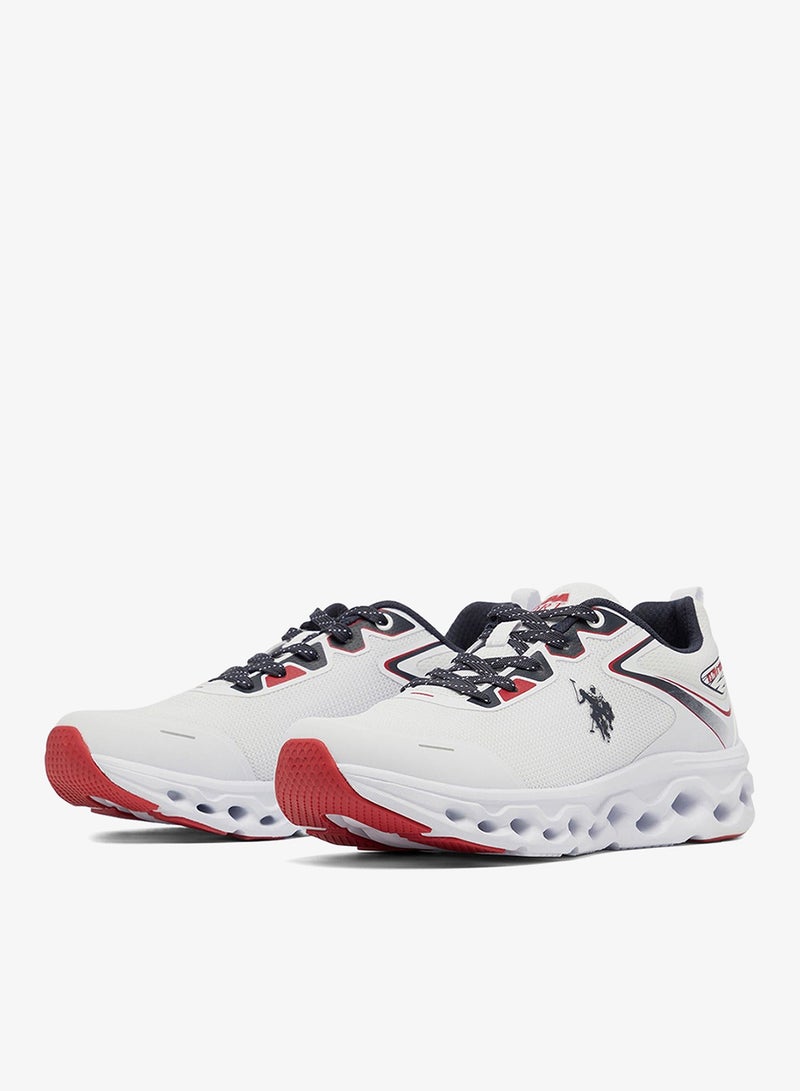 U.S. Polo Assn. Men's White Low-Top Sneakers - Lightweight Shoes Lace-Up Design, Comfortable for Everyday Outfits - Image 2