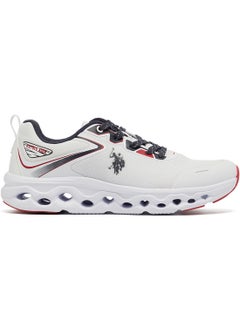 U.S. Polo Assn. Men's White Low-Top Sneakers - Lightweight Lace-Up Design, Comfortable for Everyday Outfits  - Image 1