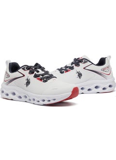 U.S. Polo Assn. Men's White Low-Top Sneakers - Lightweight Lace-Up Design, Comfortable for Everyday Outfits  - Image 3