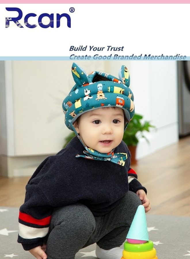 Rcan Baby Head Protector, Baby Helmet for Crawling Walking, No Bumps Safety Head Adjustable Protective Cap for Walking, Playing - Image 3
