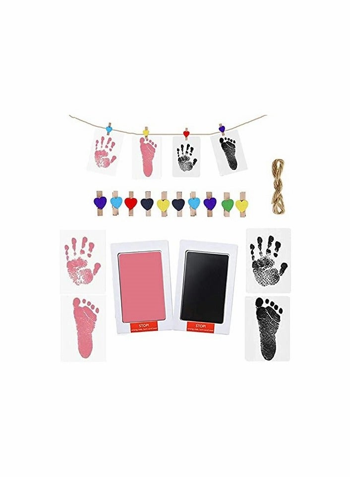 KASTWAVE Baby Footprint Handprint Pet Paw Print Kit - Image 1
