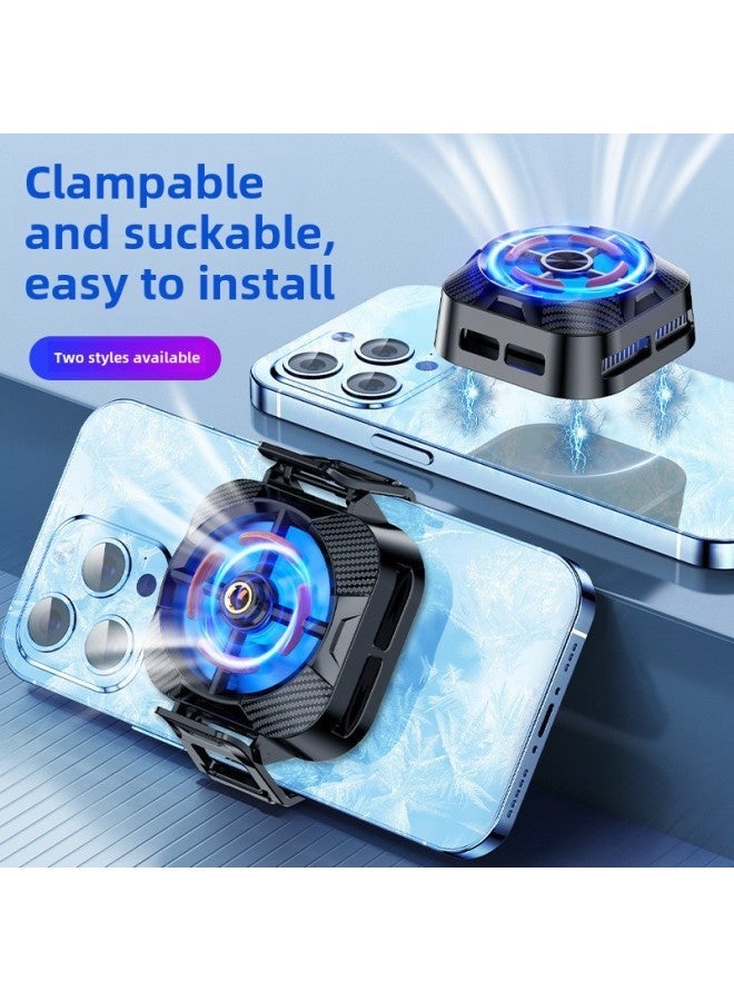 Black Technology X79 Semiconductor Radiator Chicken King Electric Competition Live Magnetic Back Clip Explosions Artifact Seconds Cooling 0-Color:X79 [back Style]  - Image 5