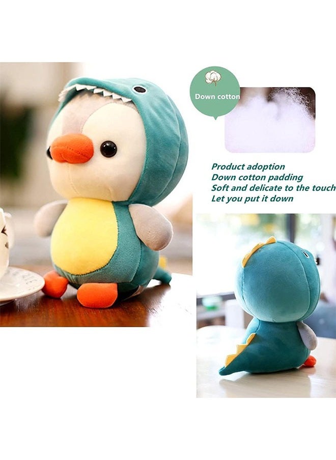 Ant - Penguin Doll Dinosaur Plush Animal Toy, Dressed in Dinosaur Costume Lovely Penguin Plushies for Boys and Girls (25cm) - Image 1