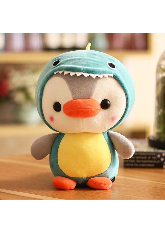 Ant - Penguin Doll Dinosaur Plush Animal Toy, Dressed in Dinosaur Costume Lovely Penguin Plushies for Boys and Girls (25cm) - Image 1
