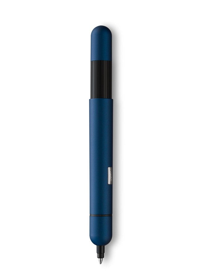 Lamy Pico Ballpoint Pen: Luxury Pocket Pen that Transforms into Full Size Biro, Lacquer Finish, Includes Double Push Mechanism & Refill - Writing Pens for Journaling & Office Supplies (Imperial Blue)