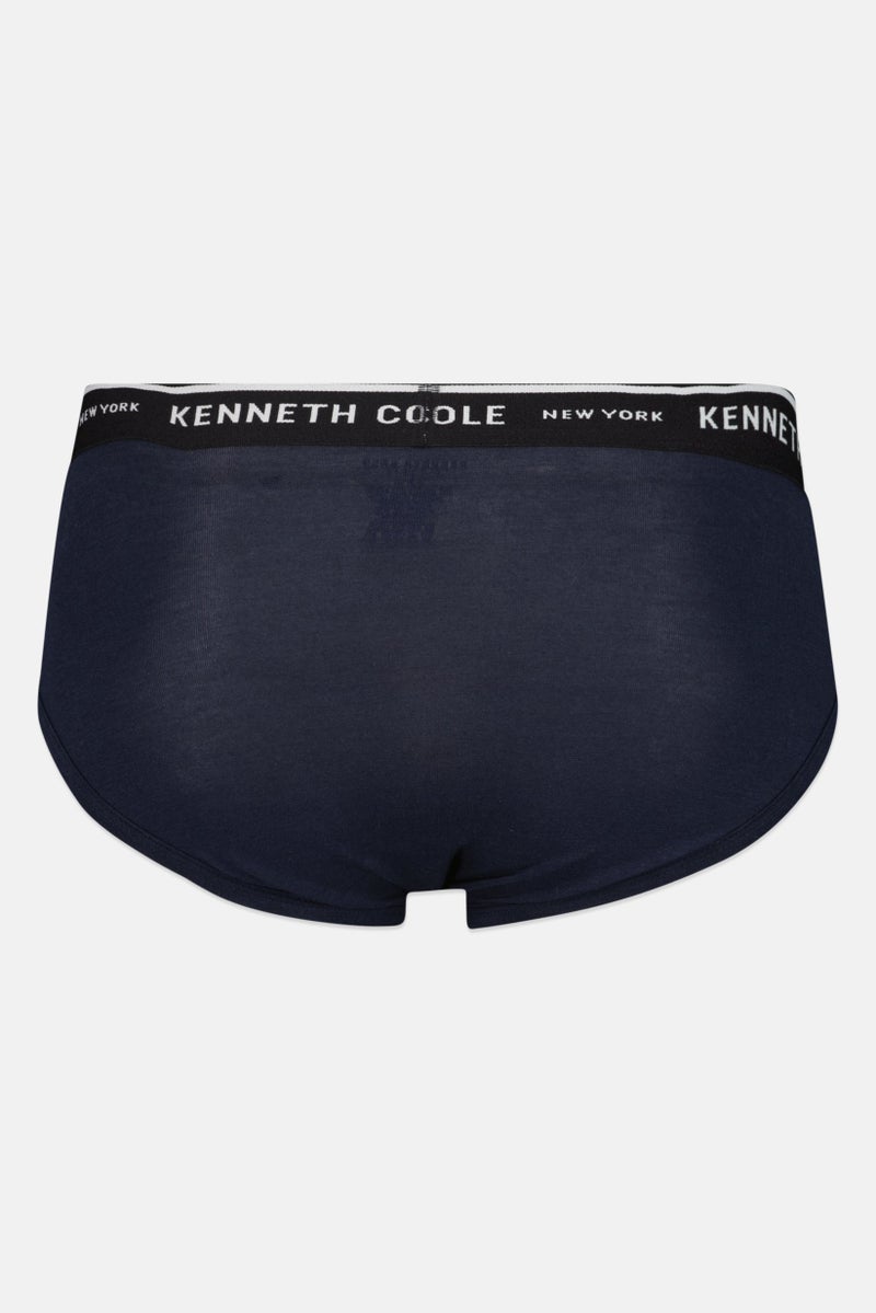 Kenneth Cole Men 2Pcs Brand Logo Briefs, Multicolor - Image 2