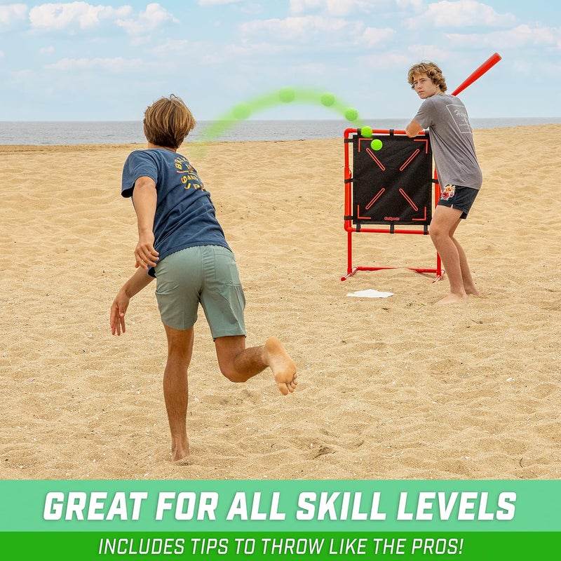 GoSports مجموعة مضرب وكرة البيسبول من GoSports LotBall للحديقة - لعبة البيسبول البلاستيكية للأطفال - Image 5