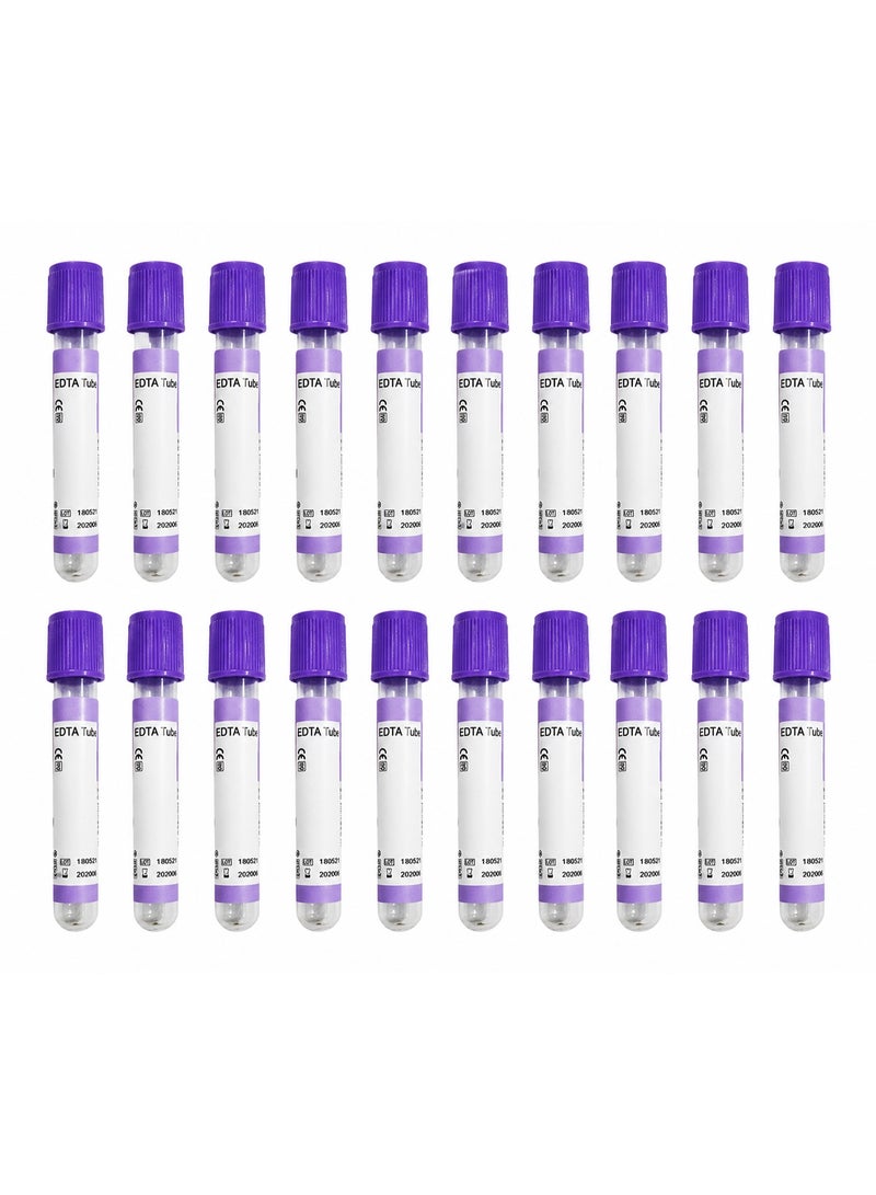 Vacuum Blood Tubes 5ml 13 x 75mm – EDTA Blood Collection Tubes 30PCS