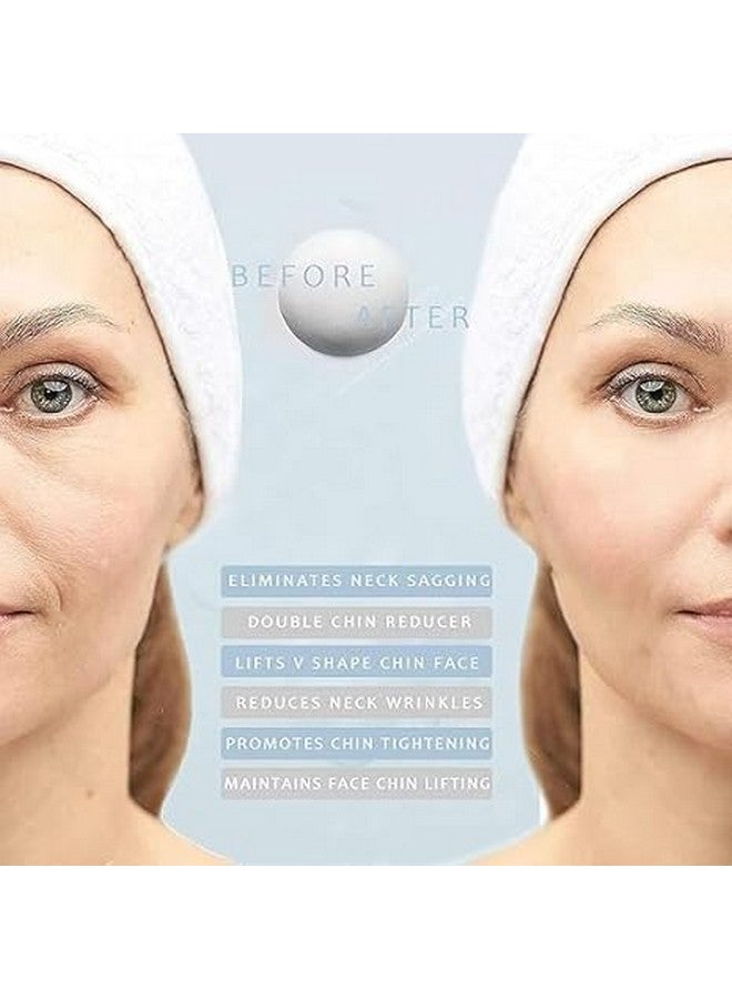 Caltero V-Shaped Slimming Mask Facial Gel Pad Adhesive Tension Intensive Face Lifting and Tightening Band Mask Sheet, Anti-Aging, Prevents Double Chin for Sagging Skin, Firming and Elasticity-2024 - Image 5