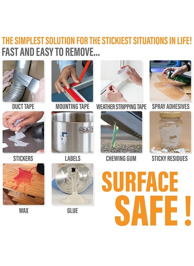 WILLIAM WEIR - 120ml Adhesive Remover Cleaner Spray for Removing Decals Stickers Tape Labels Glue Residue on Vehicles Boats RVs Brick Concrete Wall Window Furniture and More - Image 1