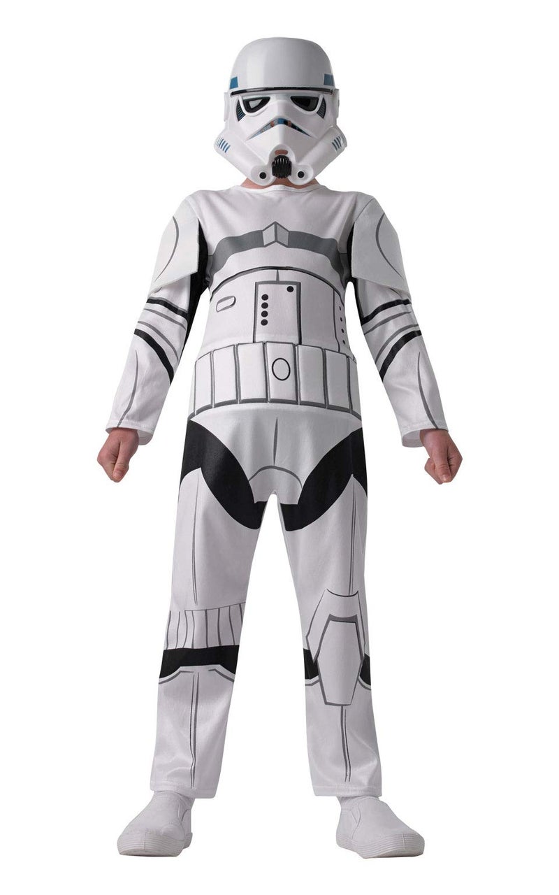 New Kids Star Wars Storm Trooper Boys Fancy Dress Costume Childs Party Outfit
